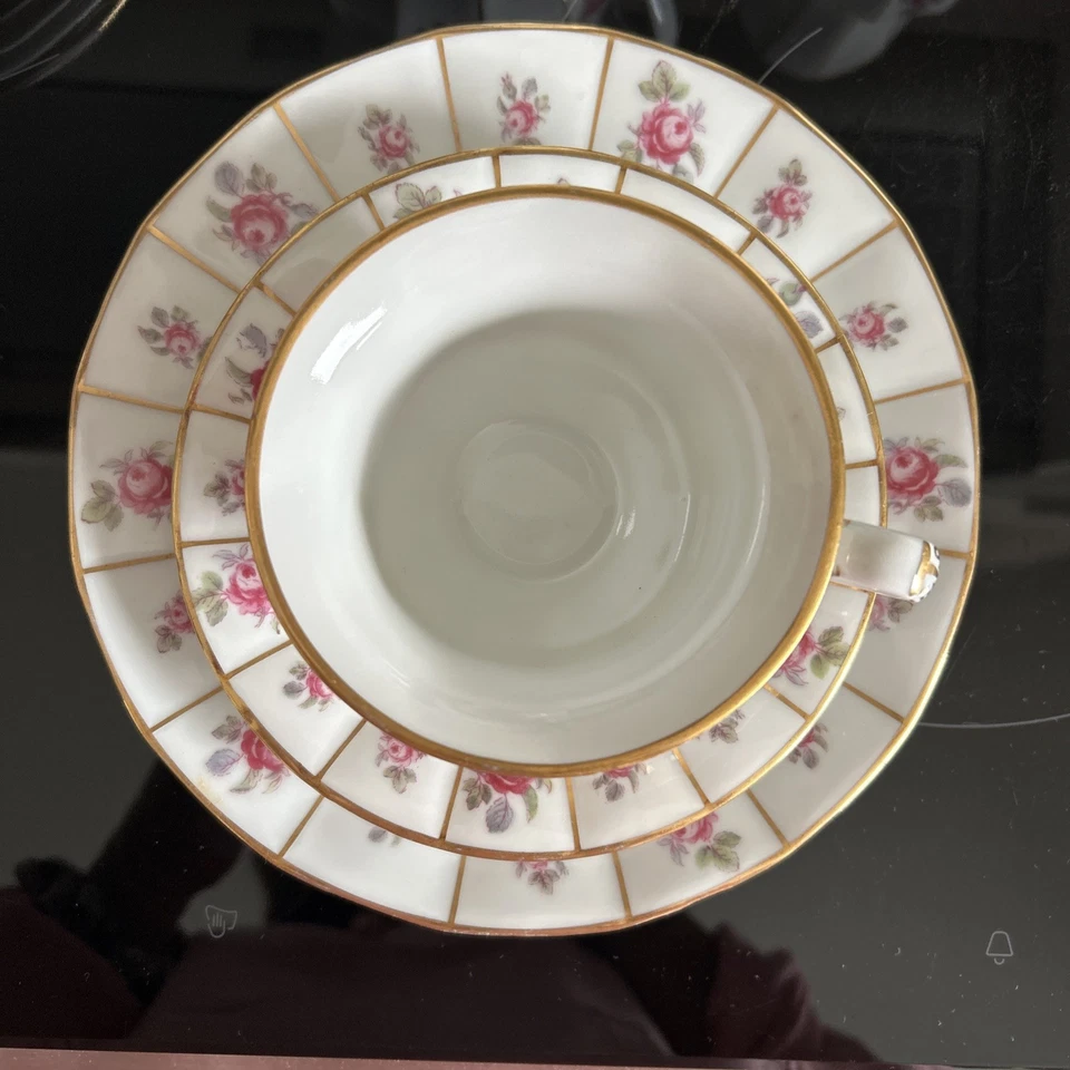 Fürstenberg Grecque Moosrose für 6 Personen, 22-teilig - NUR Selbstabholung - Bild 3 von 4