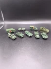 Job Lot Vintage Play Worn Lesney Matchbox Military Vehicles - Spares or Repair
