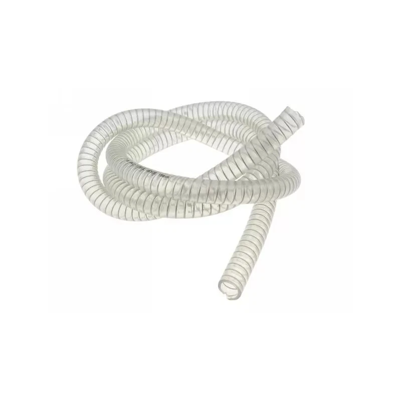 Tubo trasparente con spirale in acciaio MOTOFORCE 16x22mm x Minarelli