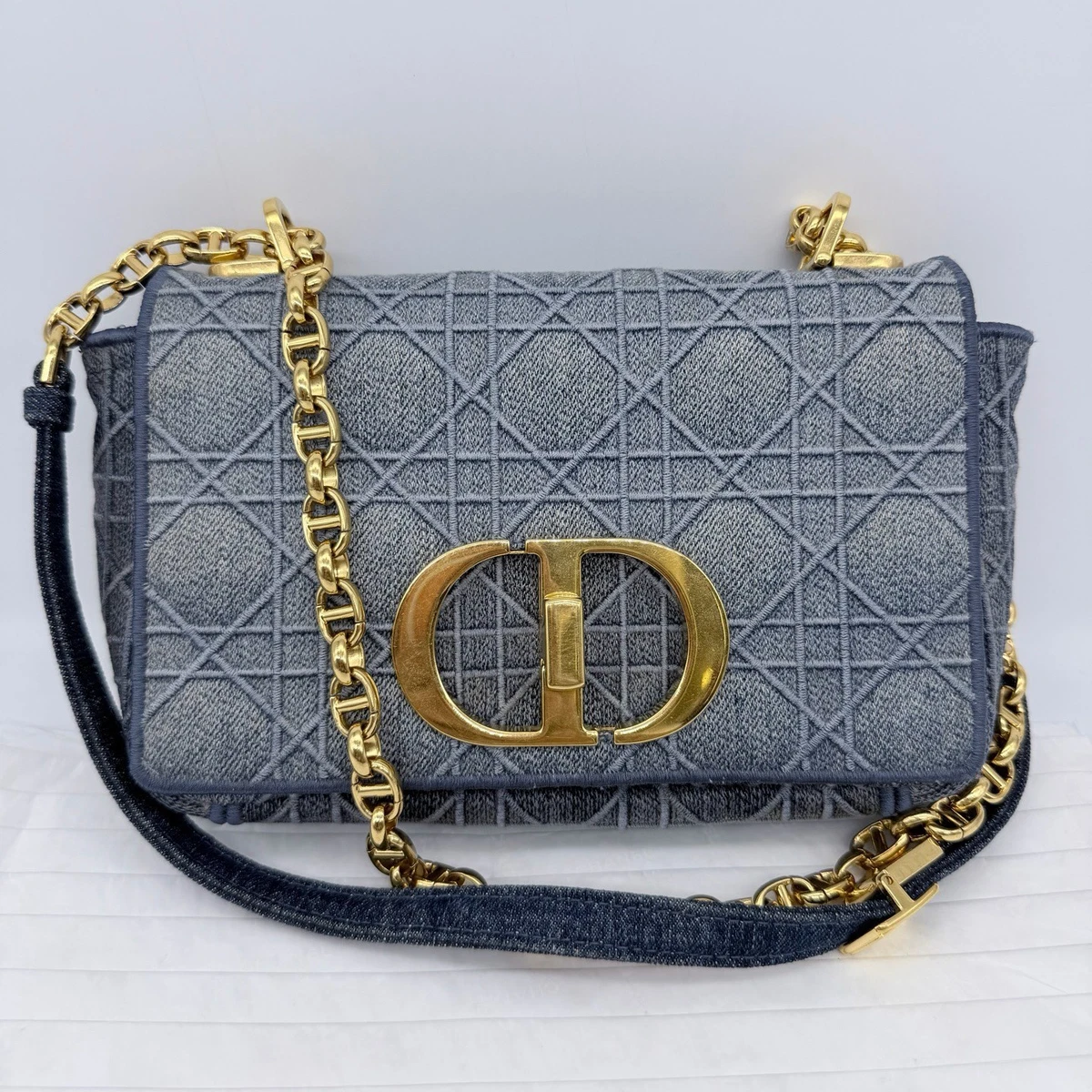 Dior Denim Exterior Shoulder Bags Bags & Handbags for Women for