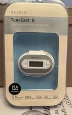 NEW Belkin TuneCast II FM Transmitter for IPod Nano Compatible F8V3080-APL