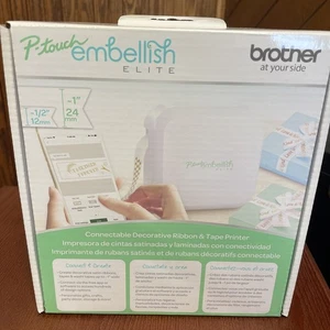 Brother P-touch Embellish ELITE Imprimante Artisanale pour Ribbon + Étiquettes - PT-P715eBT