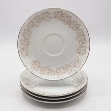 Monique by Castle Court 6" Saucer Lot of 4 made in Japan 