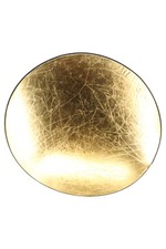 MANTONA Lichtreflektor Gold Weiß 110cm Faltreflektor Fotografie Studio Foto