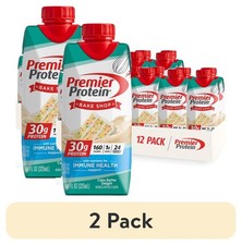  2 pack Premier Protein Shake, Cake Batter Delight, 30g Protein,11 fl oz, 12 Ct