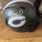 Rome Odunze Chicago Bears Autographed Full Size Authentic Helmet Beckett  COA