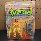 Vintage 1990 Playmates TMNT April O'Neil Action Figure MOC Teenage Mutant Ninja