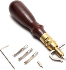 Leather Edge Bevelers Adjustable Stitching Groover and Creasing Edge Beveler