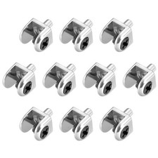 10pcs Glass Shelf Brackets Glass Clamp Clip Shaft Mount for 5-8mm Type-04