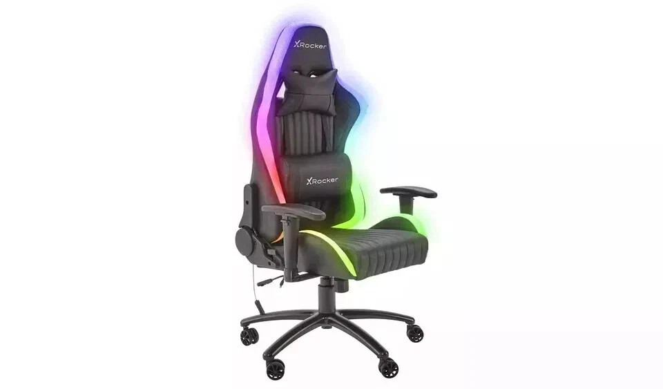 Silla Gaming X Rocker Arteon Esports Junior Negra - Luz Lateral defectuosa
