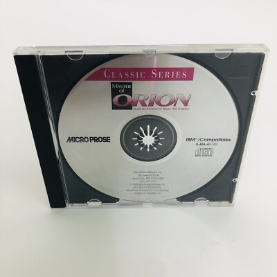 Vintage Master Of Oron PC Computer Game 1995 Classic Series Disc Only
