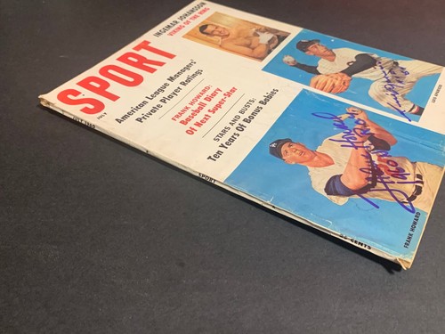 Luis Aparicio Frank Howard Dodgers Firmado Revista Deportiva Julio 1960 BECKETT Certificado de Autenticidad - Imagen 3 de 4