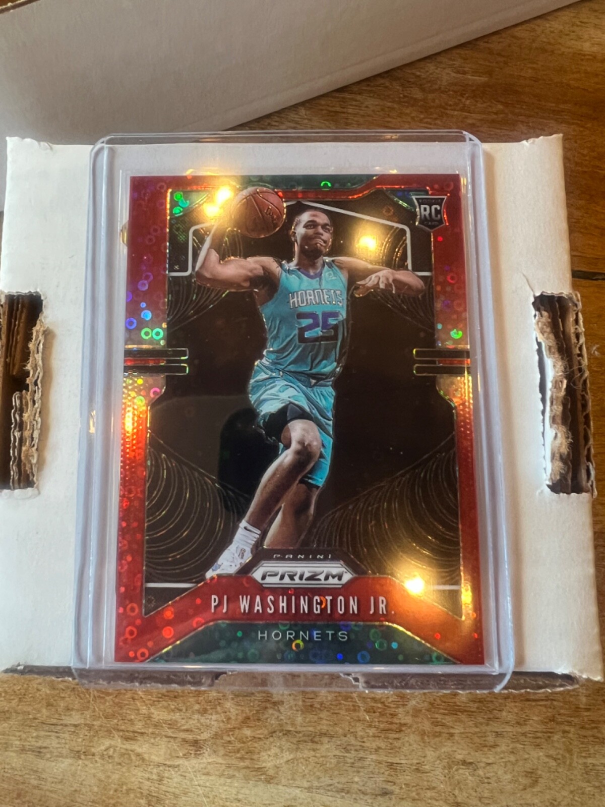 2019-20 Panini Prizm Prizms Fast Break Red #258 PJ Washington Jr. /125