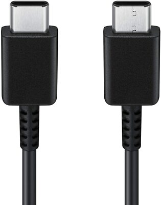 Genuine OEM Samsung USB-C to USB-C Charging Cable - 1m/3.3ft - Black