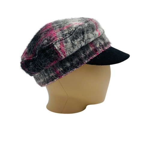 KARL LAGERFELD Women's Multicolored Grey Alpaca Lamb Wool Blend Hat One Size - Picture 4 of 10