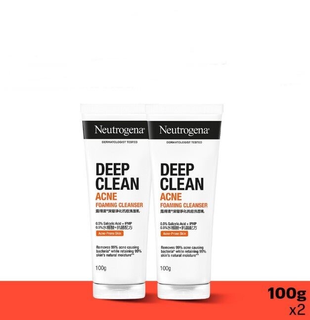 2個NOEVIR EXTRA CLEANSING FOAM 100g 2x Neutrogena Deep Clean Acne Foam Cleanser facial cleansing