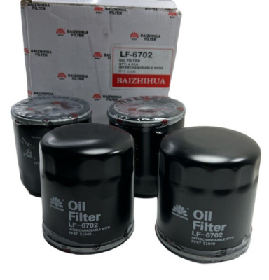 BAIZHIHUA LF-6702 Premium Oil Filter Replaces PF47 51040 New Pack Of 4