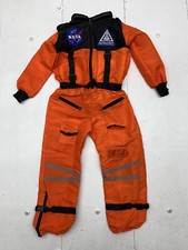 Spooktacular Creations Boys Orange Astronaut Costume Size Small