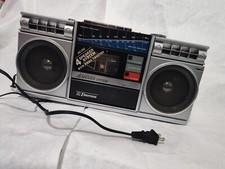 Vintage Boombox Emerson CTR 935 AM FM Radio Cassette Player Stereo Retro 80s 90s