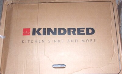 Kindred Double Bowl Sink Model Model #CDLA3322-6-4N 22 Gauge Stainless Steel NEW