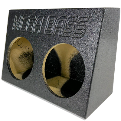 Kuztomboxes Dual 8" Sealed Subwoofer Box – Truck Sub Enclosure, MDF Construction