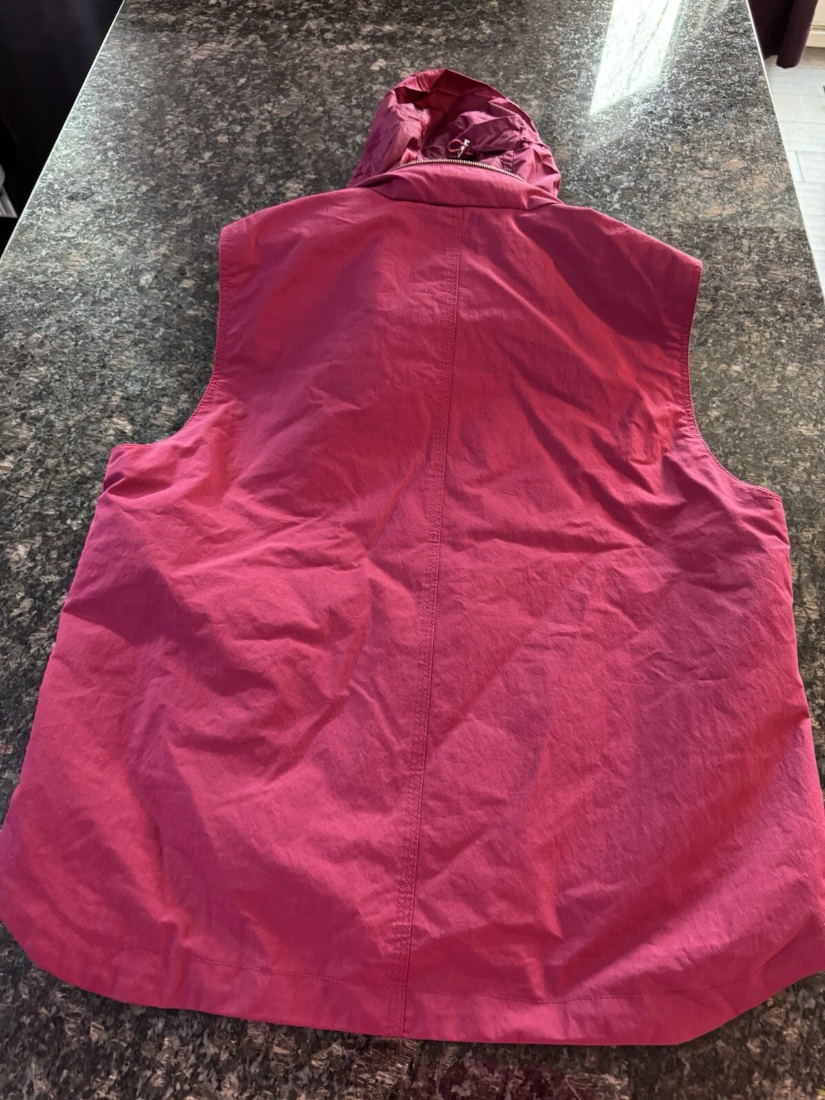 Gilet Moncler X Jw Anderson Tryfan donna rosa nuovo taglia 1 small cappuccio nascondiglio