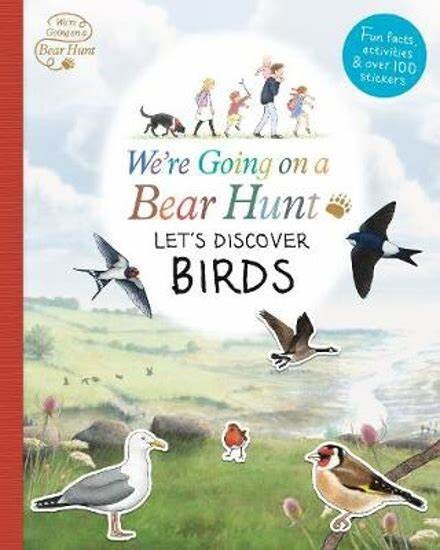 NEW  We're going on a BEAR HUNT Let's discover BIRDS 100 STICKERS facts activity