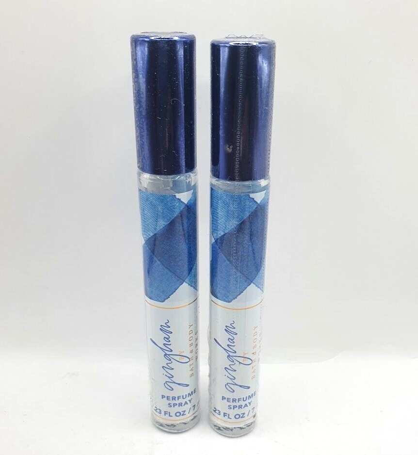 BATH AND BODY WORKS GINGHAM PERFUME SPRAY 0.23 FL OZ (SET OF 2