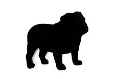 Inglese Bulldog Frigo Magnet Regalo IN Nero