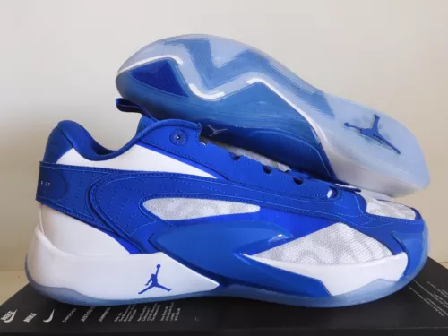 Nike Air Jordan Luka 2 Tb White-Game Royal Blue-Pure Platinum Sz 15 [FN7400-140]