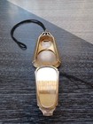 Vtg 20s/30s Art Deco Silver Compact Wristlet w/ Guilloche Enamel Tassles Mirror — photo 5