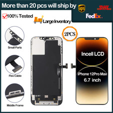 2Pack Incell LCD Touch Screen Digitizer For iPhone 12 Pro Max 6.7