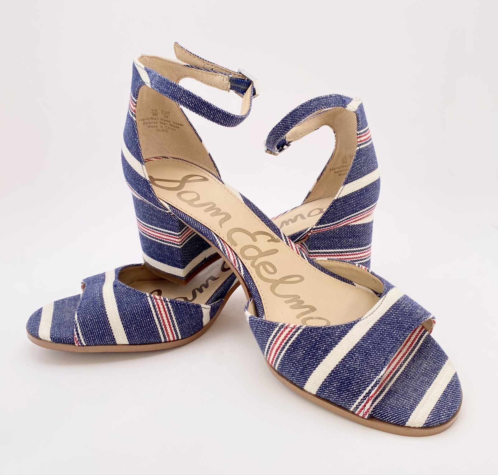 sam edelman navy blue sandals