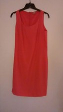 WOMEN'S HALOGEN TANGERINE SLEEVELESS DRESS SIZE 12