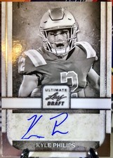 2022 Leaf Ultimate Draft Silver Kyle Philips Rookie Auto #PA-KP1 MC1