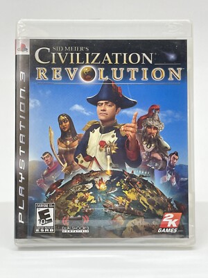 Sid Meier's Civilization Revolution Sony PlayStation 3 2008 BRAND NEW IN WRAPPER