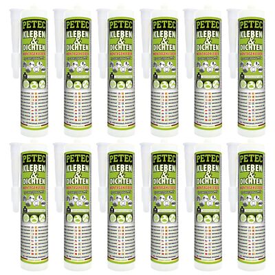 Petec 12x Glue & Seal Transparent 290ml