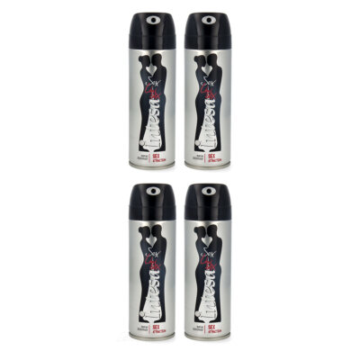 intesa unisex ATTRACTION deo Deodorant Bodyspray 4x 125ml