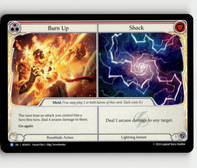 Flesh And Blood Burn Up Shock - Rosetta | eBay
