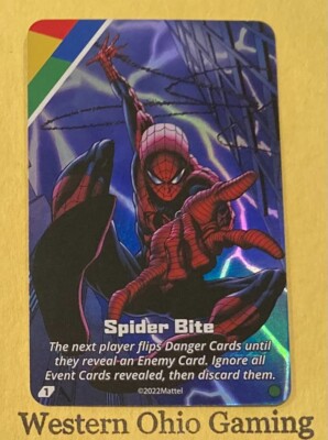 UNO Ultimate Marvel Spider Bite Foil Chase Card | eBay