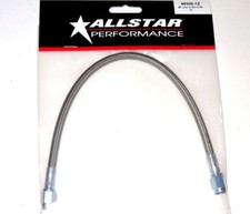 Braided Stainless Steel Brake Line Hose 12 3 An Straight End 12 Inch Length