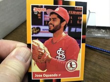 1988 Donruss Baseball's Best # 313 JOSE OQUENDO CARDINALS