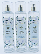 3 BATH  BODY WORKS WHITE JASMINE FINE FRAGRANCE MIST SPRAY 8 oz NEW