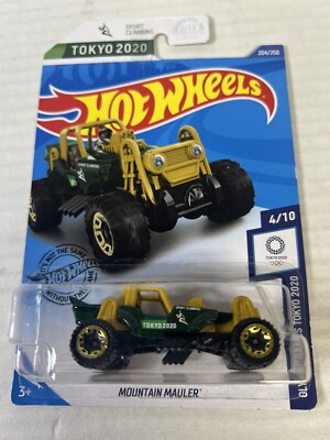 2020 i Hot Wheels MOUNTAIN MAULER #204✰green;SPORT CLIMBING ✰OLYMPIC GAMES TOKYO