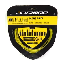 Jagwire Pro 2x Shift Kit Road/Mountain SRAM/Shimano, Yellow