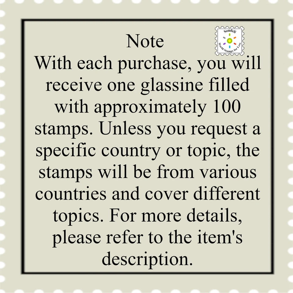 Mint Worldwide Stamp Collection: 1 Glassine Per Lot - Many Different Countries - Image 3 of 4