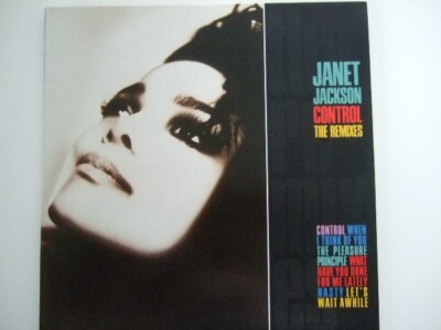 JANET JACKSON CONTROL THE REMIXES VINYL LP ALBUM A & M RECORDS 1987