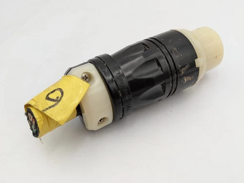 Leviton 3764C Twist-Lock Connector 50 Amp 600VAC 250VDC 3 Pole 4 Wire Non-NEMA