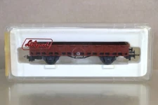 LILIPUT 204 12 SBB CFF DB OBB BROWN OPEN PLANK WAGON 415505 MINT BOXED od