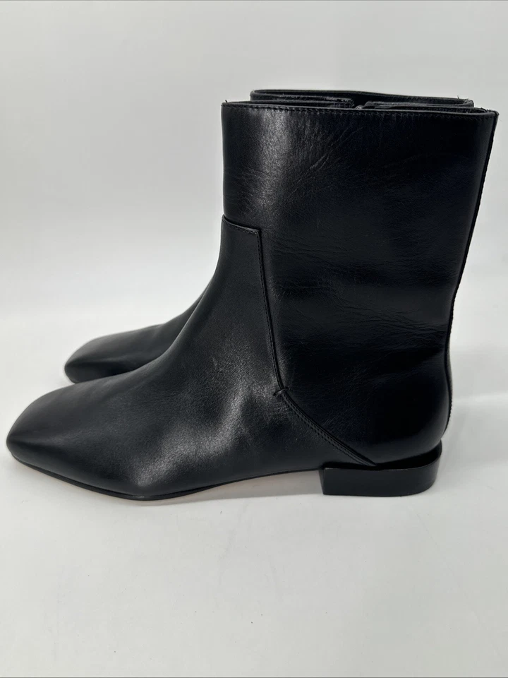 Nuevo Negro Bernardo Mujer’s Talla 8M Botines Zapatos Cuero Hecho en Brasil Foto 4 de 4